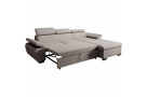 Rohová pohovka s funkcí spaní  a s výběrem potahu COCO