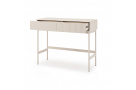 Konzolový stolek se 2 zásuvkami a drážkovanými dvířky SOFT
