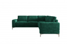 Rohová sedací souprava Aneta max, zelená Terra 