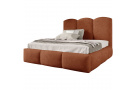 Manželská postel s úložným boxem a rámem BERO (s výběrem rozměru a potahu)