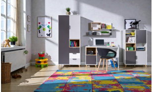 Studentský pokoj Beluga (vzorová sestava D)