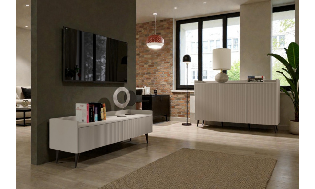 Moderní bytový nábytek Severa sestava C, kašmírová