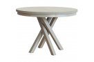 Kulatý stůl s kovovými nohami KRIS