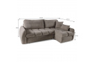 Rohová pohovka s funkcí spaní GLAVI