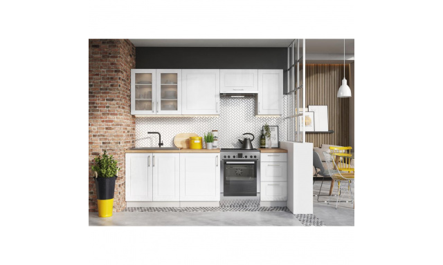 Kuchyňská linka TALIA 180/240 cm bílý lesk