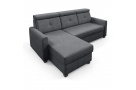 Rohová pohovka s funkcí spaní MILANO a s výběrem barvy