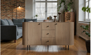 Designová komoda Ariel 1, dub cremona