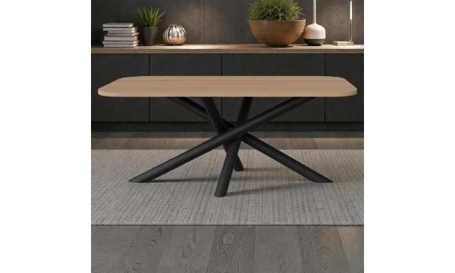 Elegantní jídelní stůl Sandra 185x90cm, dub Lindberg