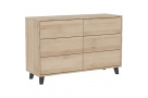 Komoda se 6 zásuvkami HOME
