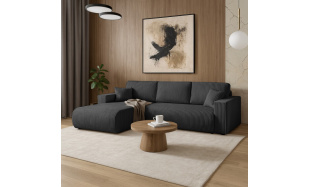 Rohová pohovka s funkcí spaní PORTO L