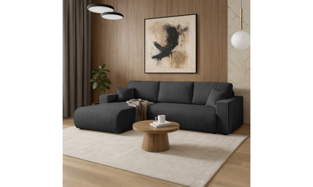 Rohová pohovka s funkcí spaní PORTO L