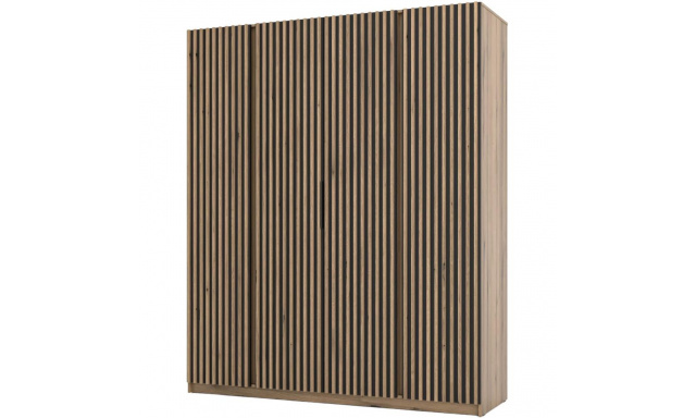 Skříň s lamelami KAYA, 4dveřová XII 200 cm
