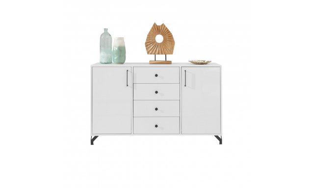 Komoda se 2 dvířky a 4 zásuvkami BERGO