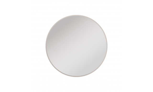 Designové zrcadlo kruh Ariel, písková