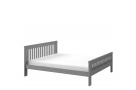 Postel Ramona masiv, 180x200cm, šedá 