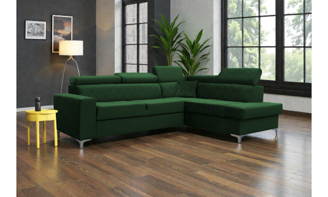 Kvalitní rohová sedačka Bariko s rozkladem, Fresh 13