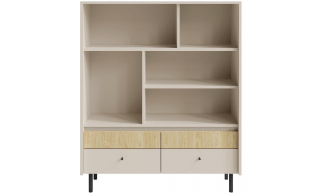 Knihovna MONAKO se 4 zásuvkami