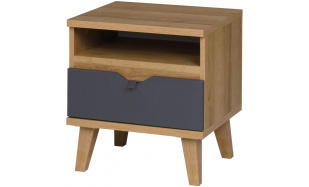 Noční stolek s 1 zásuvkou MORENO