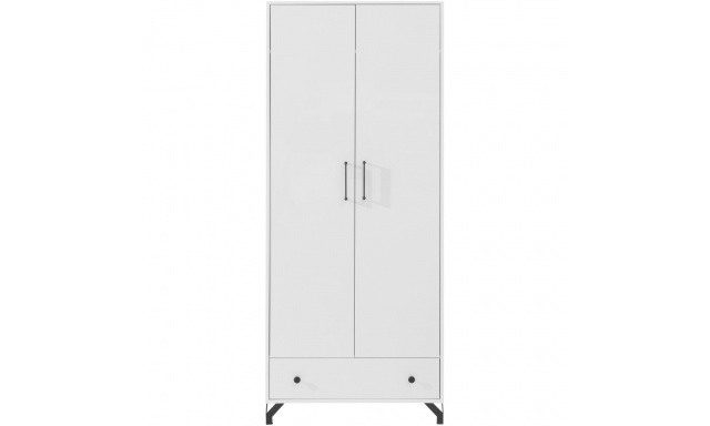 Šatní skříň se 2 dveřmi a 1 zásuvkou BERGO