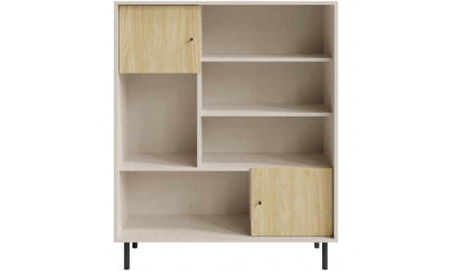 Dvoudveřová knihovna MONAKO