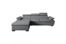Rohová pohovka s funkcí spaní  a s výběrem potahu COCO