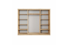 Šatní skřín Smile 250cm, dub artisan 