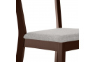2x čalouněná židle MODEN s dřevěnými nohami