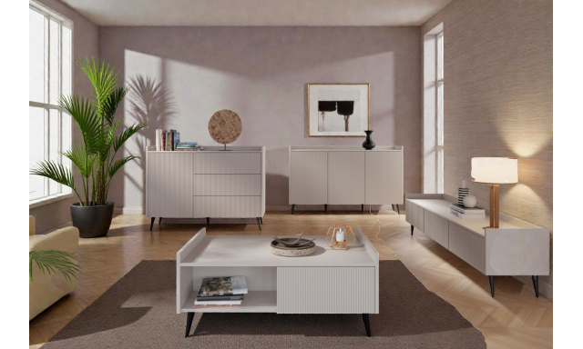 Moderní bytový nábytek Severa sestava A, kašmírová