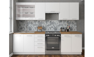 Bílá kuchynská linka Enigma 180/240cm