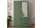 Šatní skříň se 2 dveřmi a zrcadlem SOLEA LUX