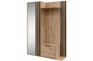 Šatní skříň se zrcadlem a 2 dveřmi ARIA