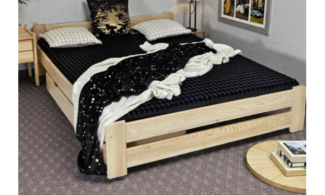 Postel z masivu Sotoro 180x200cm, borovice (přírodní)