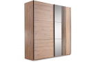 Šatní skříň SORIA s posuvnými dveřmi a zrcadlem