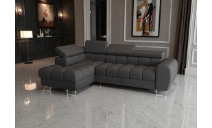 Rohová sedací souprava Diana mini, šedá Gemma 