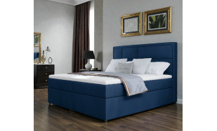 Boxspring postel Betty 180x200cm, modrá