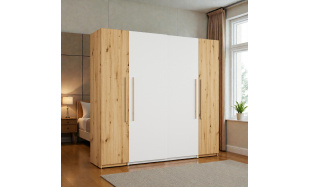 Moderní šatní skřín Medino 250cm 