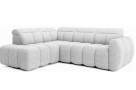 Luxusní rohová sedačka Aspen, šedá 