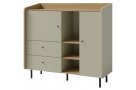 Komoda se 2 dvířky a 2 zásuvkami ALEX