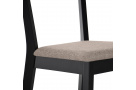2x čalouněná židle MODEN s dřevěnými nohami