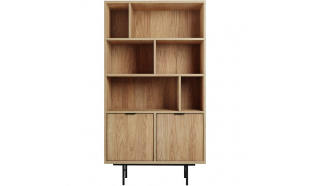 Knihovna EVRON se 4 otevřenými policemi