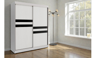 Šatní skřín Ramona 150cm, bílá 