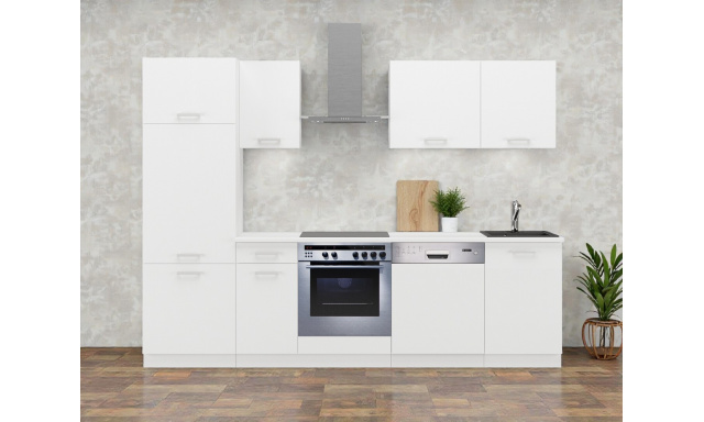 Kompletní kuchynská linka Alena 270cm, bílá