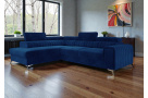 Luxusní rohová sedačka Sotogrande, modrá 