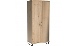 Šatní skříň CAYA se 2 dveřmi a funkcí tlumeného dovírání