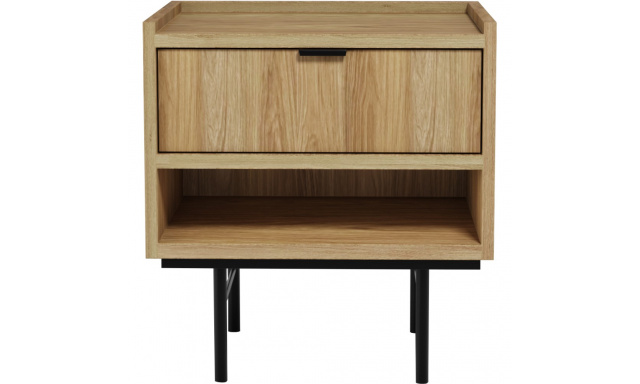 Noční stolek EVRON s 1 zásuvkou