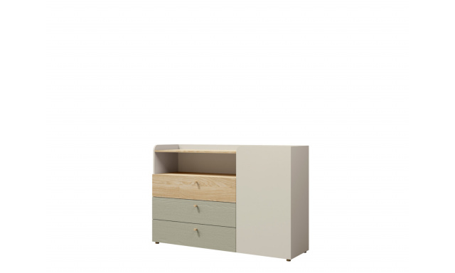 Komoda Onoto 8, dub/eukaliptus