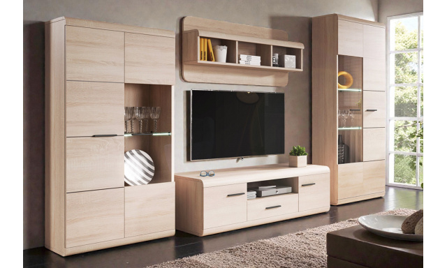 Moderní bytová stěna Avatar, dub sonoma 