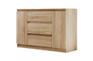 Komoda se 3 zásuvkami a 2 dvířky LINDA s výběrem dekoru