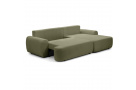Rohová pohovka OLIVER s funkcí spaní a s výběrem potahu