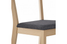 2x čalouněná židle MODEN s dřevěnými nohami